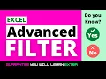 Excel Advanced Filter error copy to another location active sheet