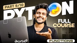 Python Full Course PART 9 Telugu Functions