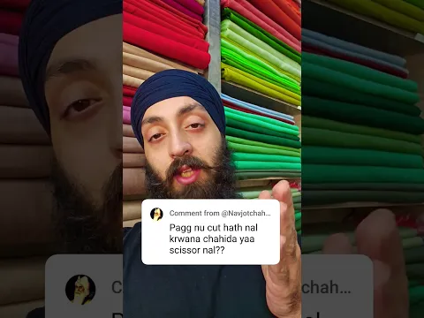 Best Trick To Cut a Turban #a1turbancentre
