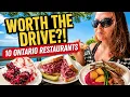 10 Ontario Restaurants Worth Driving HOURS For