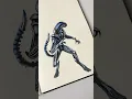 xenomorph drawing