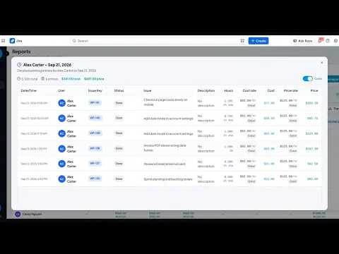 watch Timesheets & Time Tracking for Jira (Aneto Hours) video