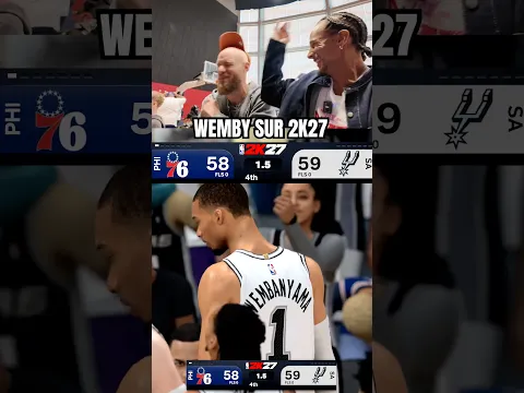 WEMBY EST INSTOPPABLE SUR NBA 2K27 ! 👽 #nba2k27
