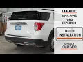 2020-2026 Ford Explorer U-Haul Trailer Hitch Installation CMF13438