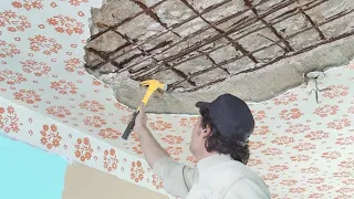 اتأكد ان سقف بيتك مفيهوش ده لانها كارثه ربنا يسترها 