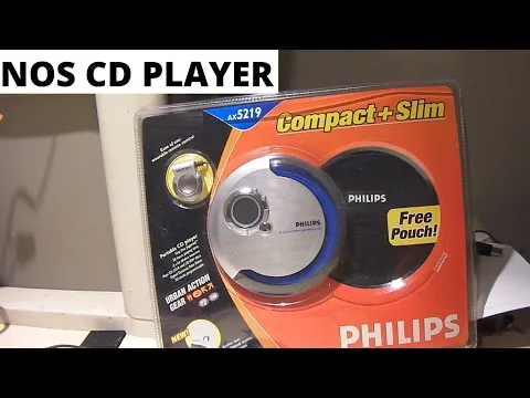 Download MP3 A look at a new old stock Philips portable CD player still in sealed packaging