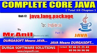 Core Java - java lang package