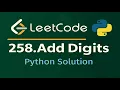 Leetcode 258 - Add Digits