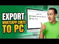 How to Export WhatsApp Chat History to PC