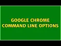 google chrome command line options