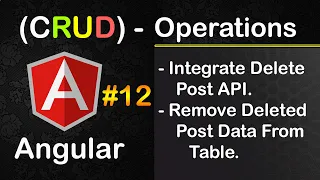Angular CRUD Operations How to Integrate Delete Post API in Angular Delete Operation Angular