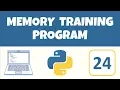 Memory Training Game in Python