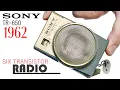 1962 RESTORATION Repair SONY TR-650 Old Radio - Can it still play today Real restore