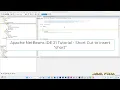 Apache NetBeans IDE 21 Tutorial - Short Cut to insert short