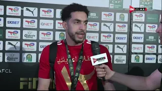 ملعب          فرحة مصطفى شوبير بعد التتويج بدوري أبطال أفريقيا   ووالده  يرد هصرفلك مكافأة   دندنها