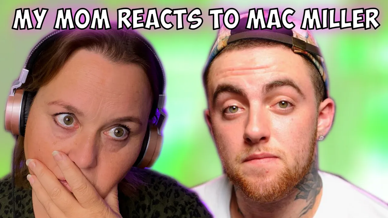 My MOM Reacts to Mac Miller!