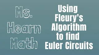 Download Fleury's Algorithm to Find an Euler Circuit MP3