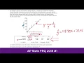 AP Stats FRQ 2018 Walkthrough Linear Regression