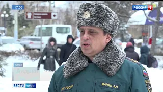Минувшей ночью на Омскую область обрушилась метель