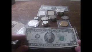 A 1950 1988 green seal 20 bills