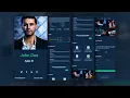 How To Make Animated Portfolio Website Responsive Portfolio Design Using HTML CSS JavaScript