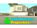 GTA San Andreas - All Safe Houses \u0026 Properties