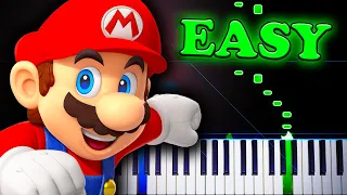 Super Mario Bros Theme - Piano Tutorial