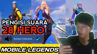 Download INILAH PENGISI SUARA HERO MOBILE LEGENDS BAHASA INDONESIA | 1 MAN 28 CHARACTER! MP3