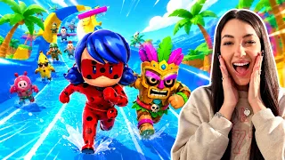 SERÁ QUE A LADYBUG E A TIKI SE DERAM BEM NO STUMBLE GUYS | Luluca Games