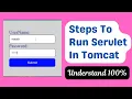 Running Servlet Program in Tomcat Server Simple Servlet in Java