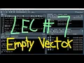 R Programming Tutorial 7 Empty Vectors in R studio Coursework help for R UBprogrammer