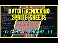 Batch Rendering Sprite Sheets C Game Engine From Scratch 11