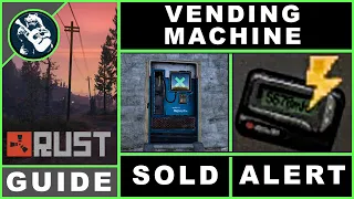 Be Notified if your Vending Machine Sold Something | Electricity Base Design Tips | Rust Guide