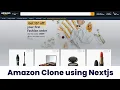 Amazon Clone Website using Nextjs Tailwindcss Authjs Stripe Free Source Code Bangla tutorial