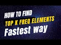 Top K Frequent Elements - Bucket Sort