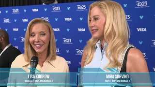 Lisa Kudrow and Mira Sorvino Carpet Interview at D23 2026 for Romy and Michelle 2