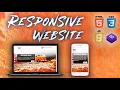 How to make responsive website using bootstrap HTML CSS JS Bootstrap 4