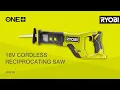 RYOBI 18V ONE Cordless Reciprocating Saw RRS18