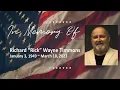 Funeral Service for Richard Rick Wayne Timmons
