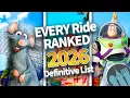 Every Disney World Ride Ranked The Definitive 2026 List