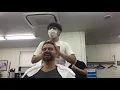 Osaka Japan Barber Shop ASMR - Wash Shave and Haircut