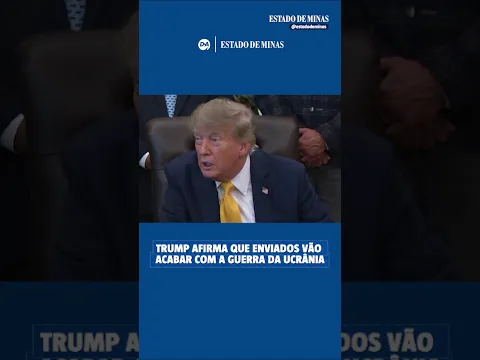 Trump diz que enviados especiais à Ucrânia viajam com plano para ‘acabar com a guerra’