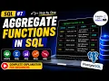 SQL Aggregate Functions Explained in Hindi COUNT SUM AVG MAX MIN PostgreSQL Tutorial