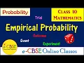 Empirical Probability Probability Class 10 Mathematics