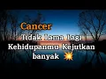 Download Lagu Cancer 😍Tidak Lama Lagi Kehidupanmu Kejutkan Banyak Orang 💥