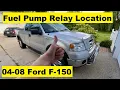 Fuel Pump Relay Location Ford F150 2004 2005 2006 2007 2008 04 05 06 07 08