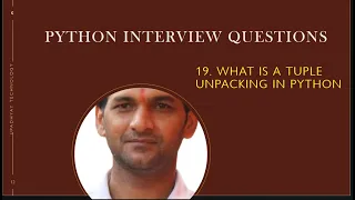 What is a tuple unpacking in Python Python Interview Questions