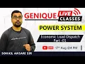Economic Load Dispatch Part 01 Power System Live Genique Education