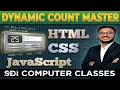 Number Counter Using HTML and JavaScript