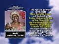 Mary Annette Oscar Short Obituary
